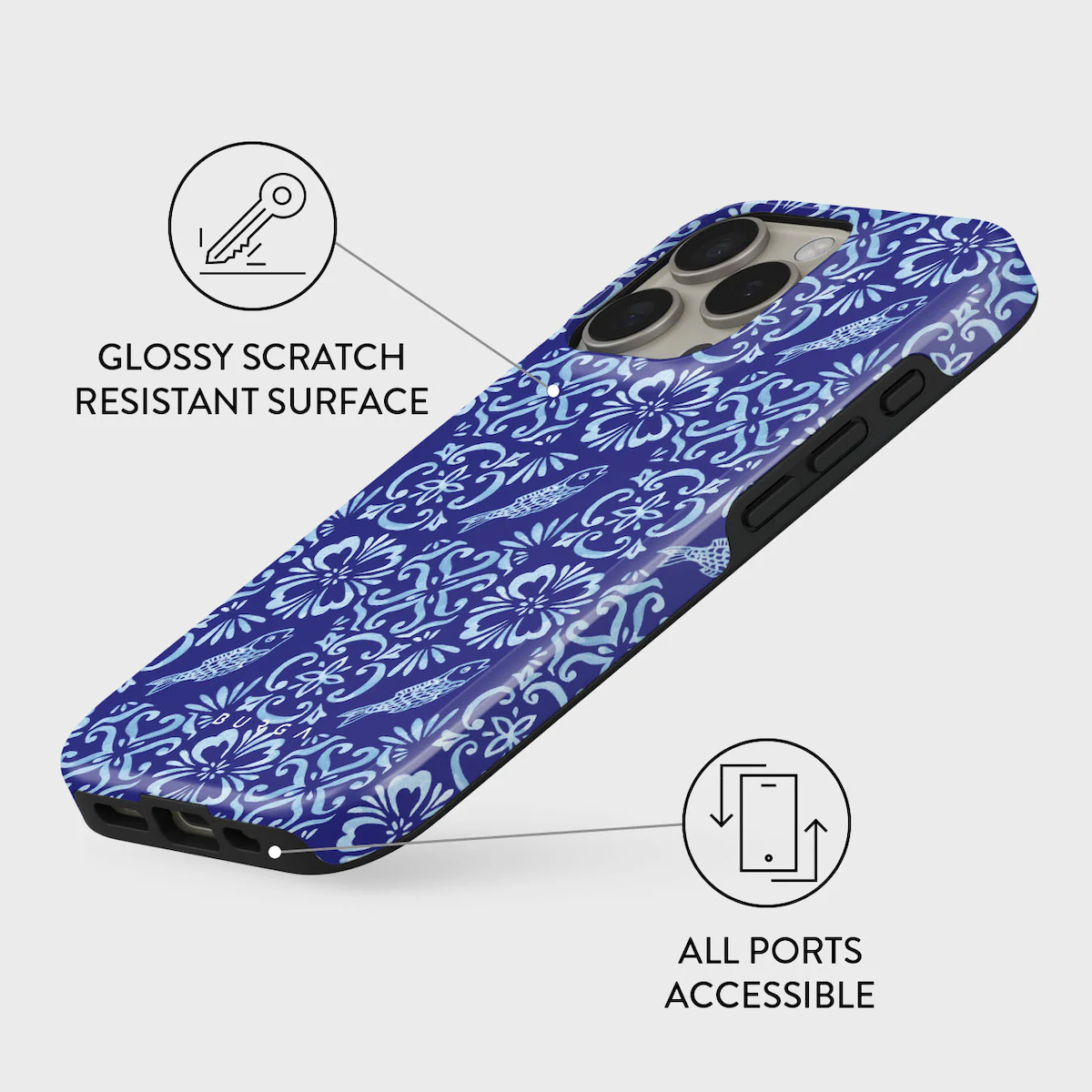 BURGA Tough MagSafe Compatible Case For iPhone 16 Pro - Lisboa - C&C
