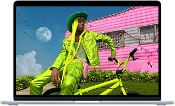 „MacBook Air“ showcasing „Liquid Retina“ display