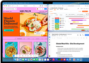„MacBook Air“ with multiple apps open